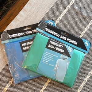 Emergency Rain Poncho 4-Pack